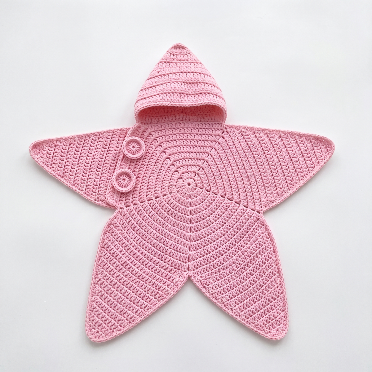 Cosy Star Suit for Babies - Knitted & Crocheted