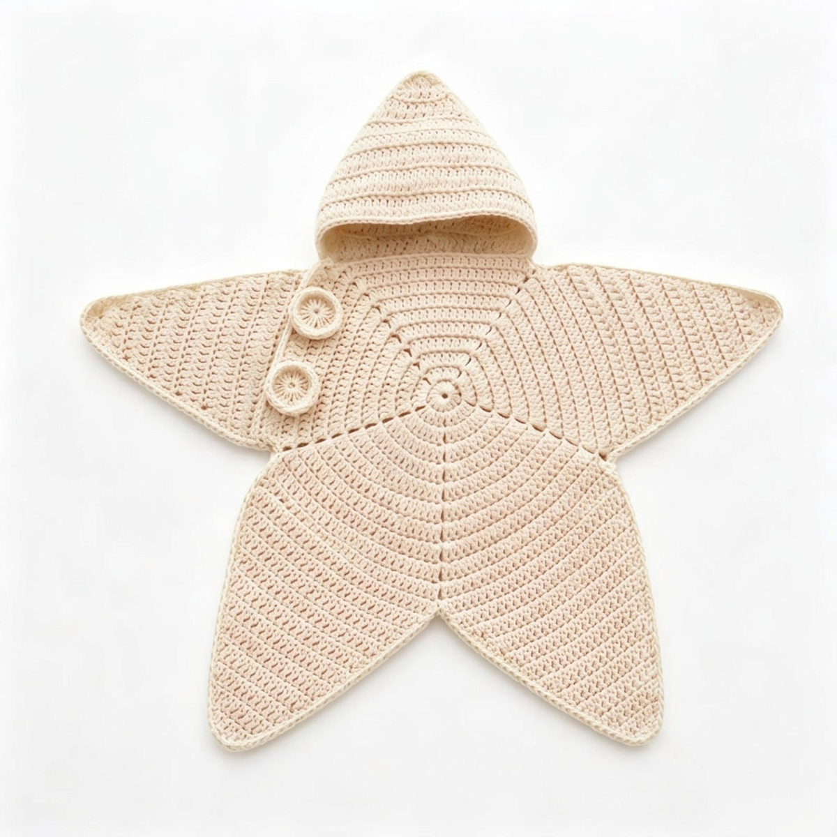 Cosy Star Suit for Babies - Knitted & Crocheted