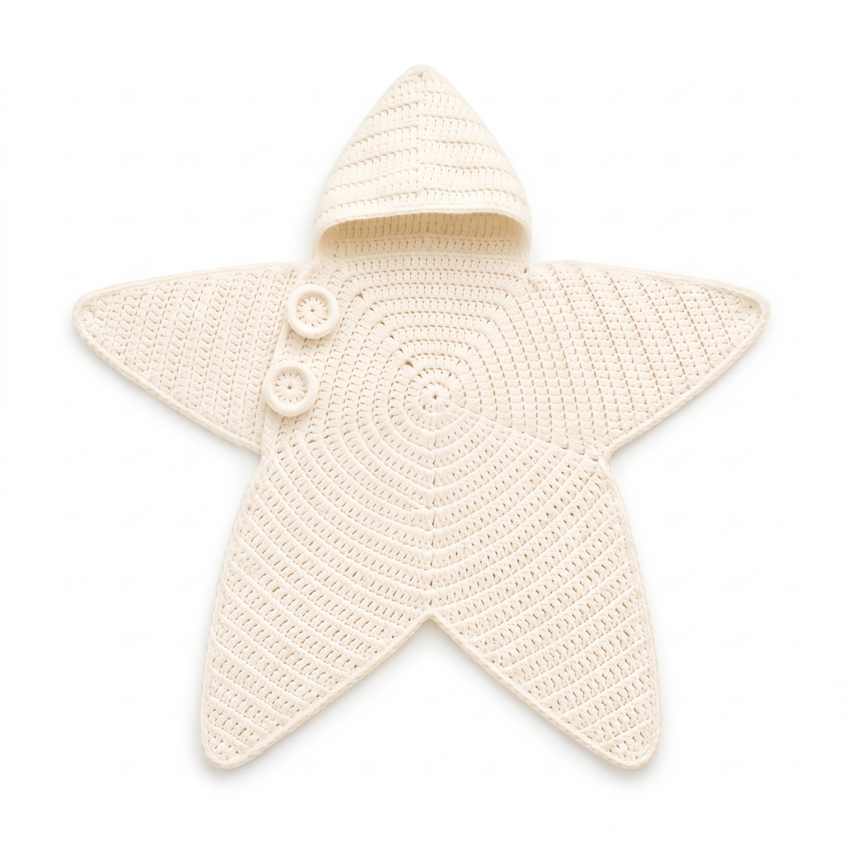 Cosy Star Suit for Babies - Knitted & Crocheted