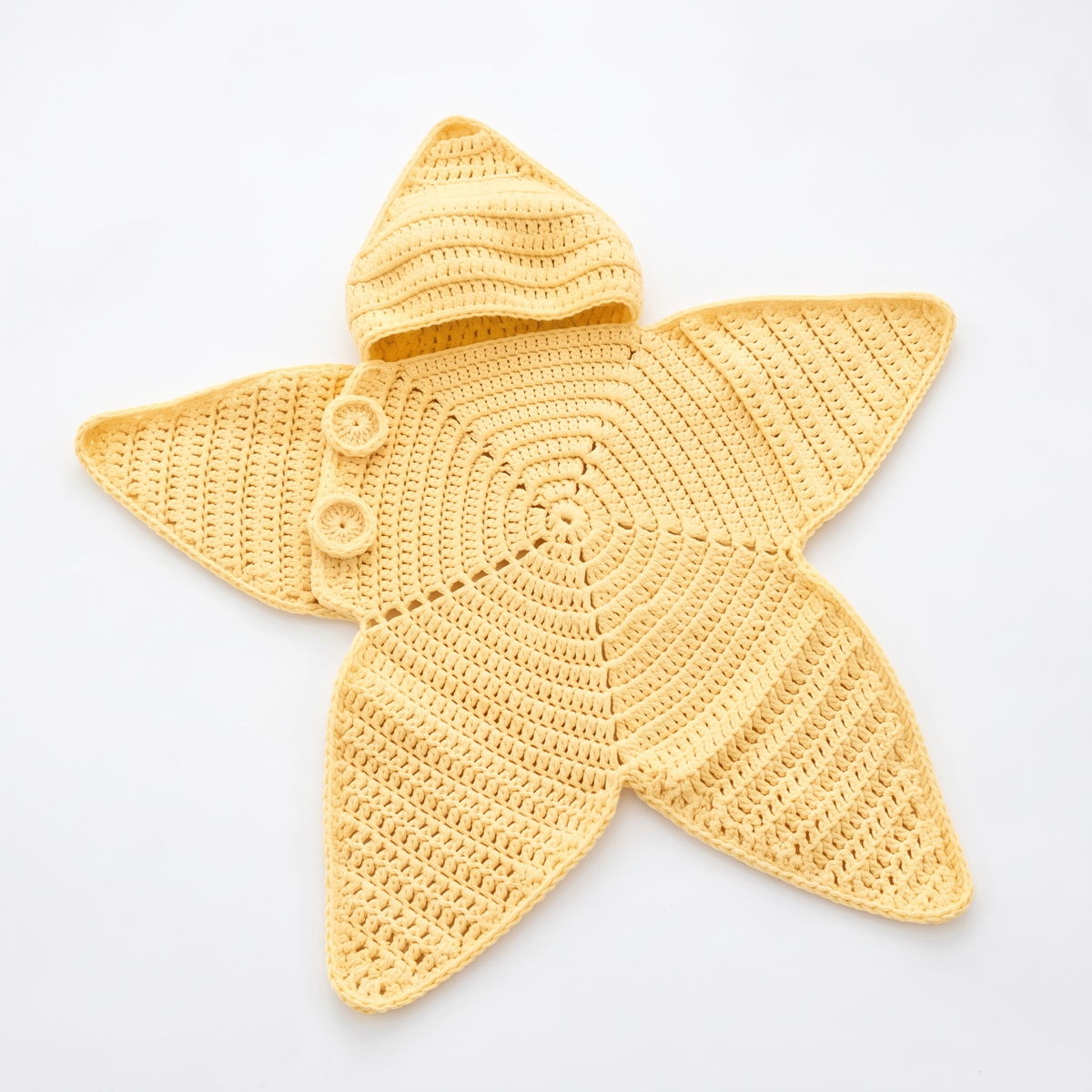 Cosy Star Suit for Babies - Knitted & Crocheted