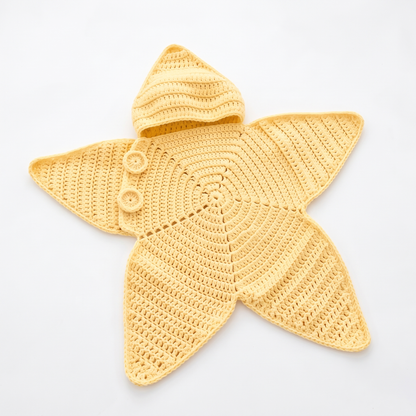Cosy Star Suit for Babies - Knitted & Crocheted
