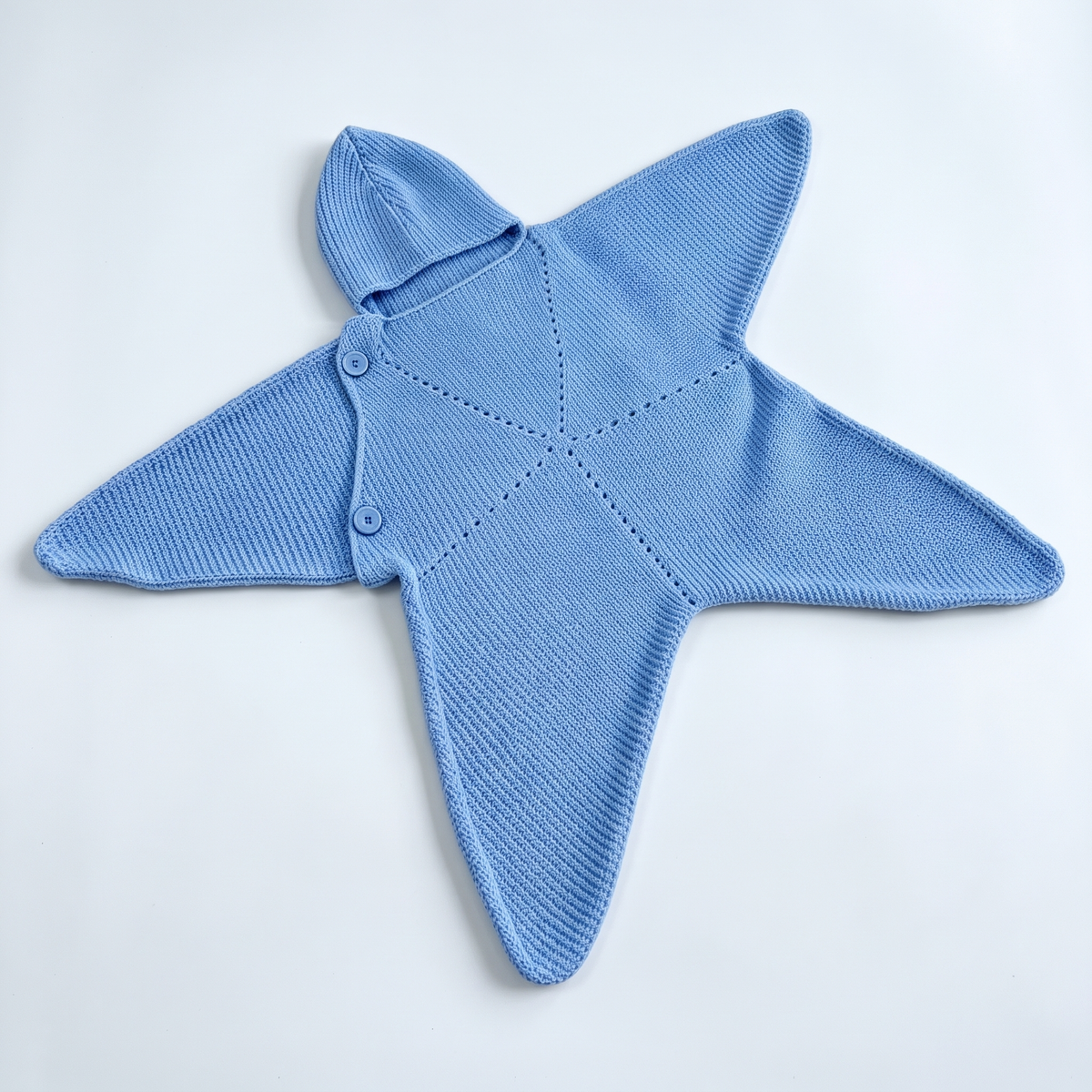 Cosy Star Suit for Babies - Knitted & Crocheted