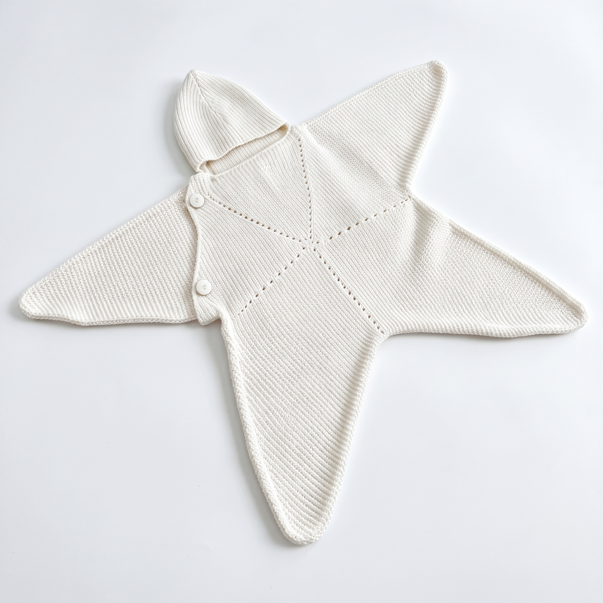 Cosy Star Suit for Babies - Knitted & Crocheted