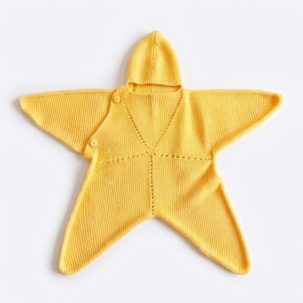 Cosy Star Suit for Babies - Knitted & Crocheted