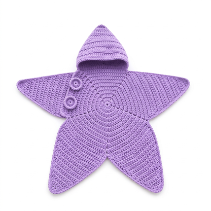 Cosy Star Suit for Babies - Knitted & Crocheted