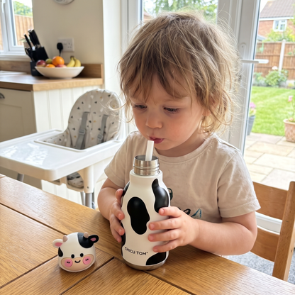 Kids Insulated Water Bottle with 3D Animal Lid – 480ml