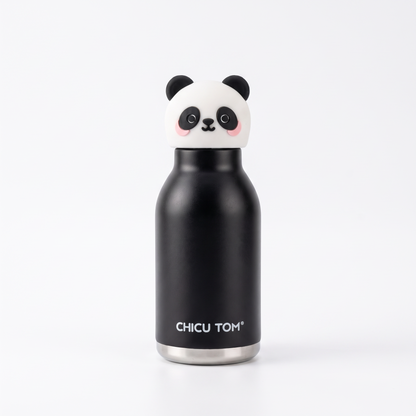 Kids Insulated Water Bottle with 3D Animal Lid – 480ml