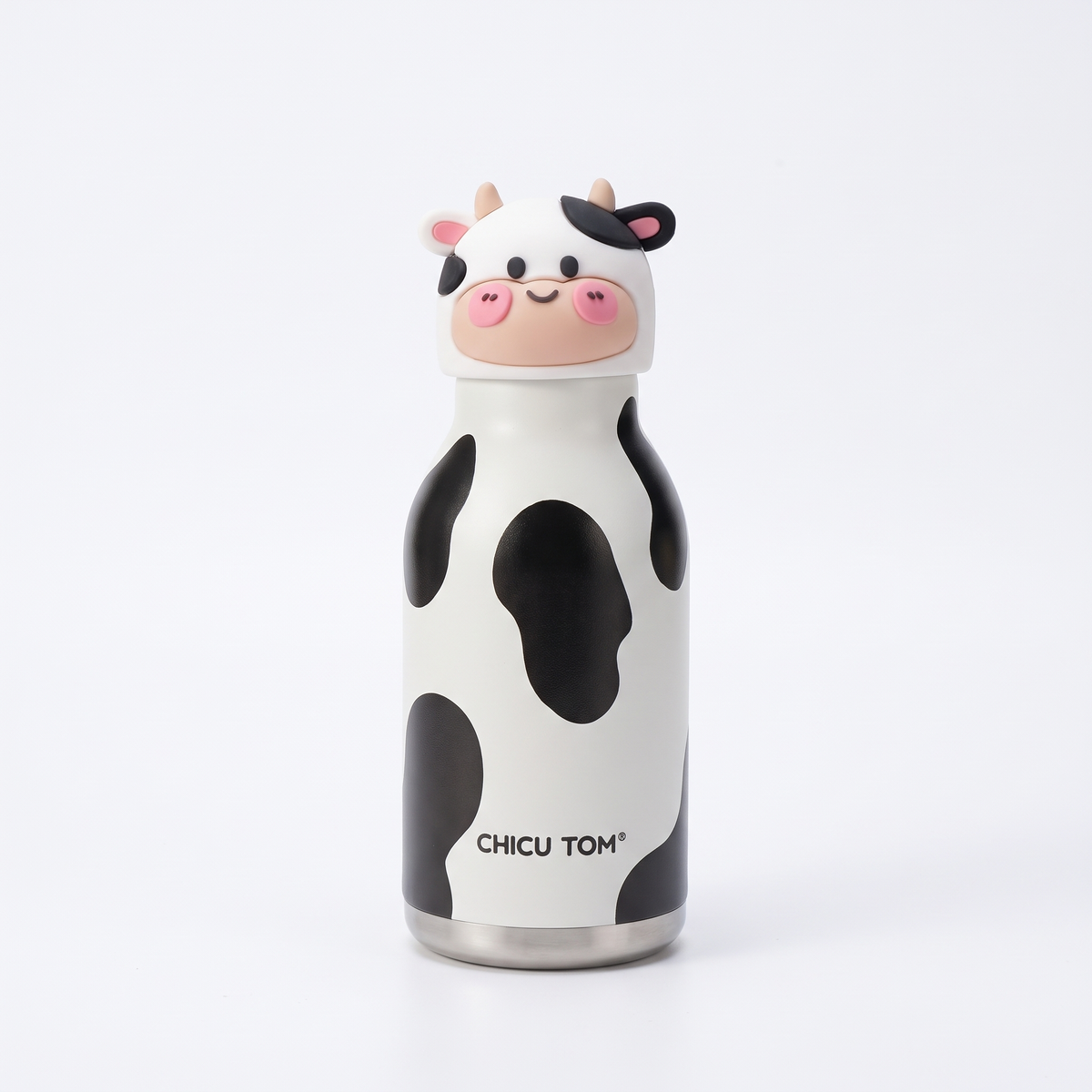 Kids Insulated Water Bottle with 3D Animal Lid – 480ml