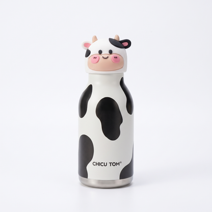 Kids Insulated Water Bottle with 3D Animal Lid – 480ml