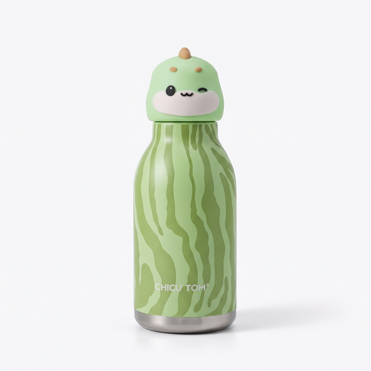 Kids Insulated Water Bottle with 3D Animal Lid – 480ml