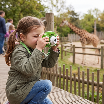Kids Digital Camera with Dinosaur Cover