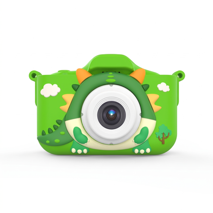Kids Digital Camera with Dinosaur Cover
