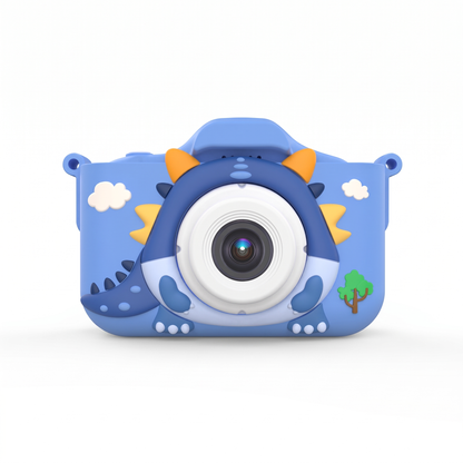 Kids Digital Camera with Dinosaur Cover