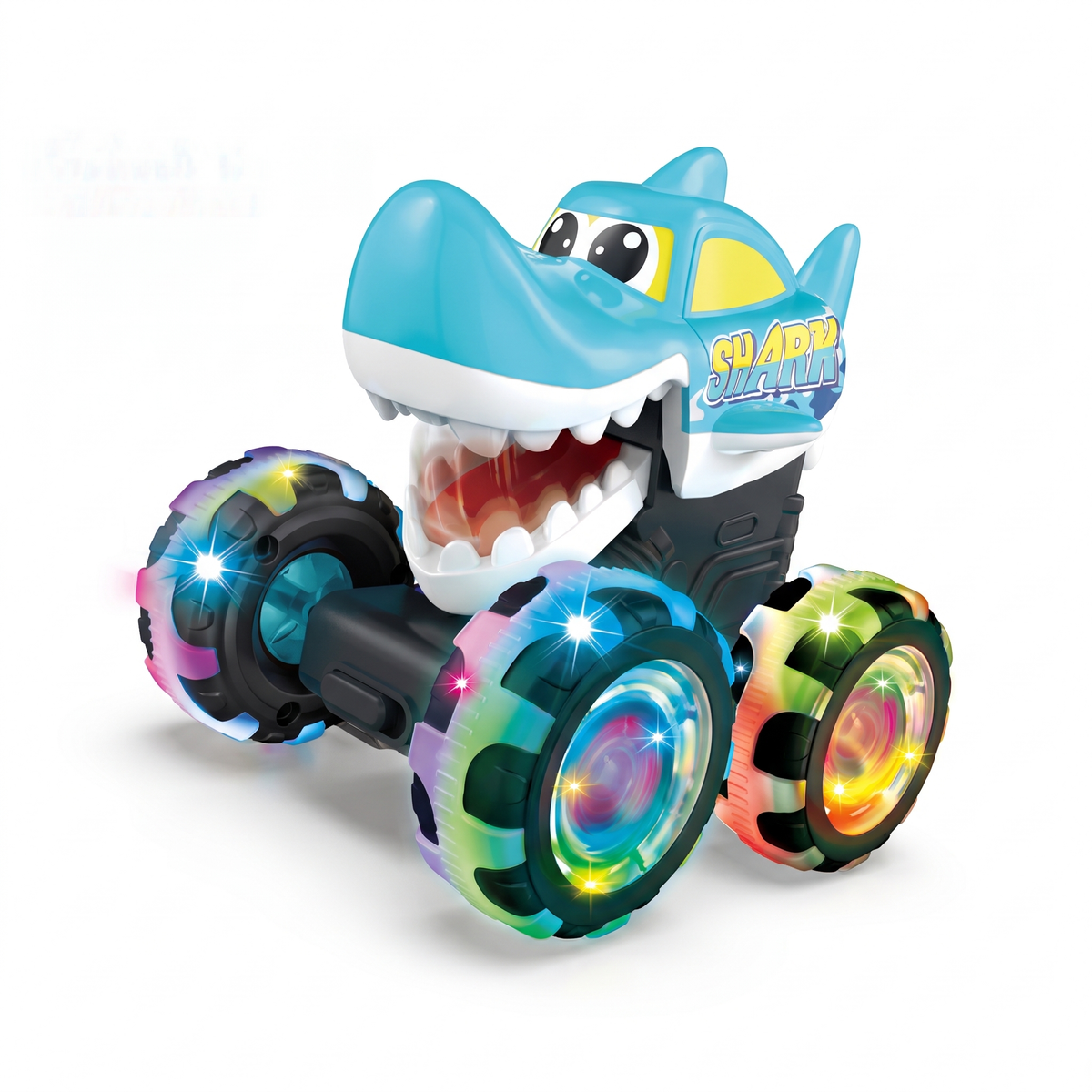 Press & Go Animal Monster Truck with Light Up Wheels