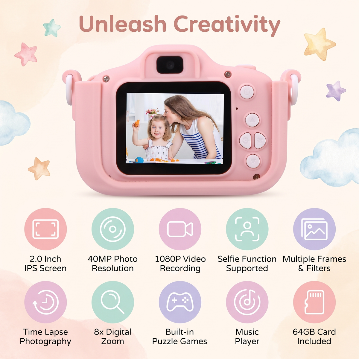 My First Unicorn Digital Camera for Little Photographers
