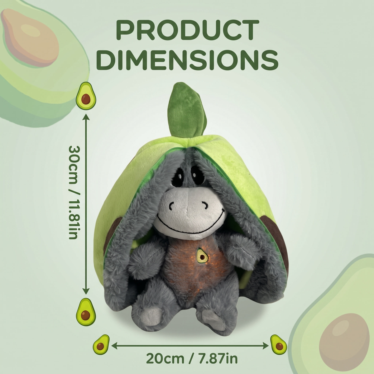 Soothing Breathing Donkey Bedtime Plush