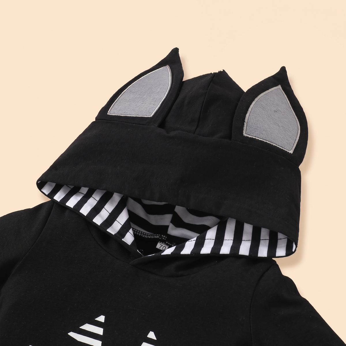 Baby Halloween Bat Romper with Wings