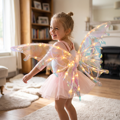 Magical Moving Fairy Wings with Lights & Music