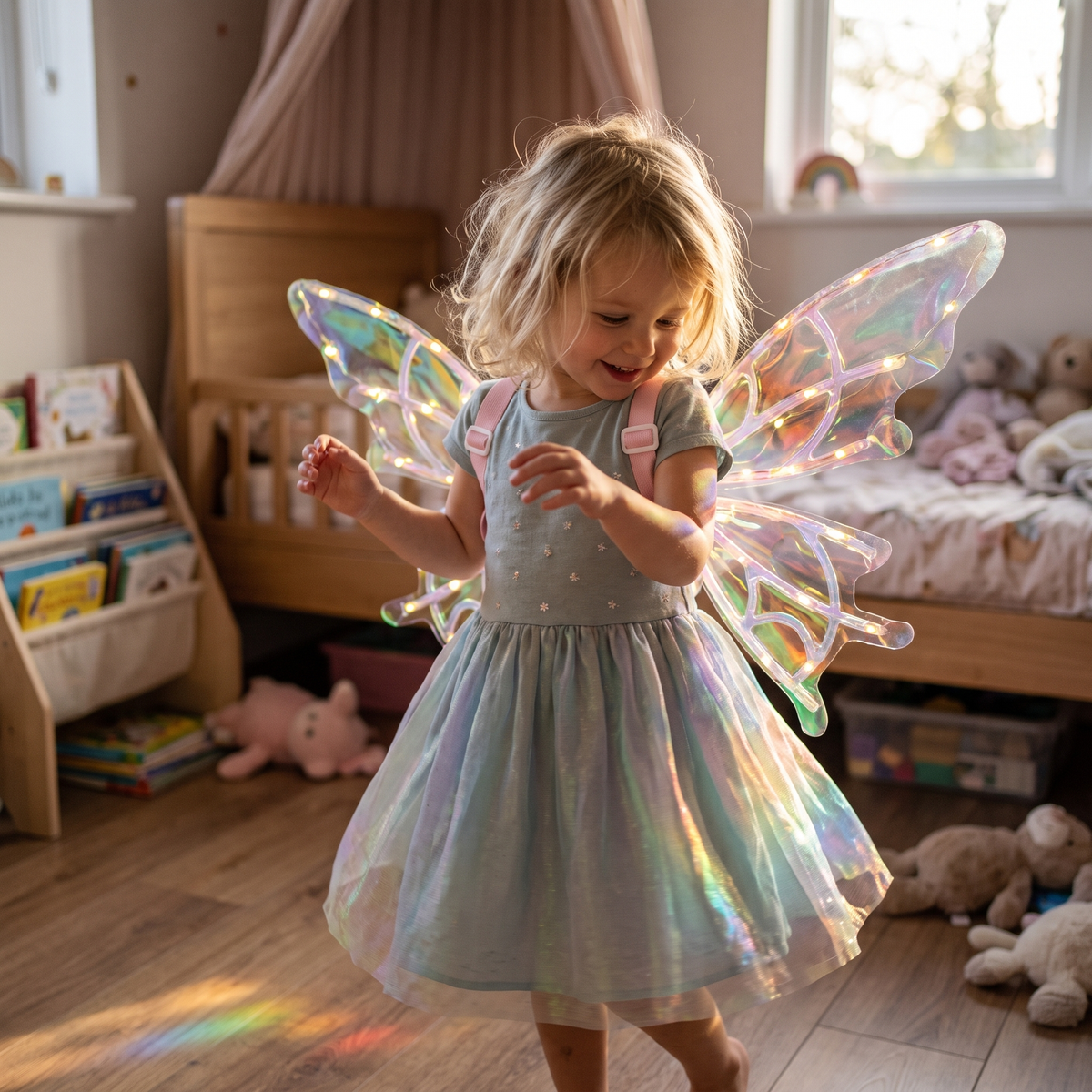 Magical Moving Fairy Wings with Lights & Music