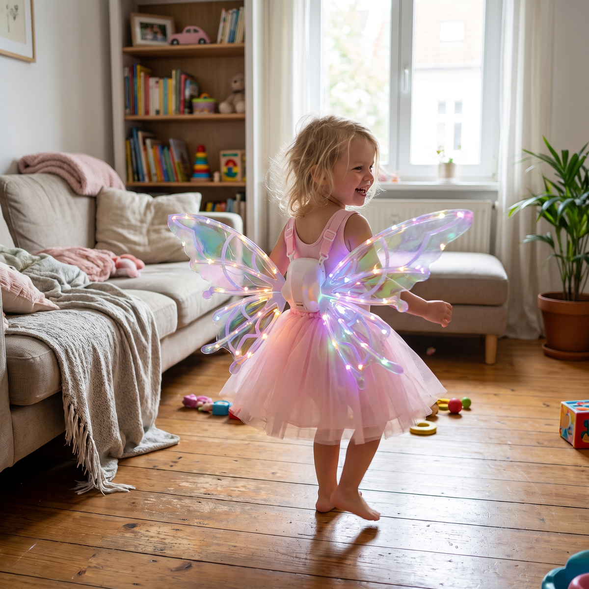 Magical Moving Fairy Wings with Lights & Music
