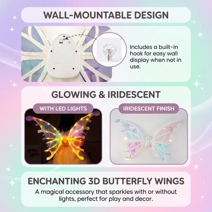Magical Moving Fairy Wings with Lights & Music