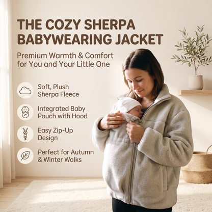 Maternity & Babywearing Teddy Fleece Jacket