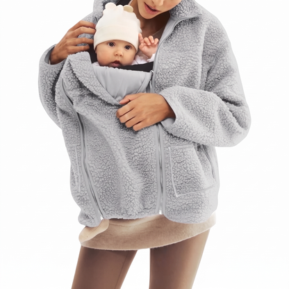 Maternity & Babywearing Teddy Fleece Jacket