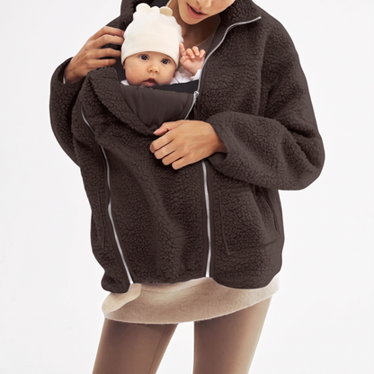 Maternity & Babywearing Teddy Fleece Jacket