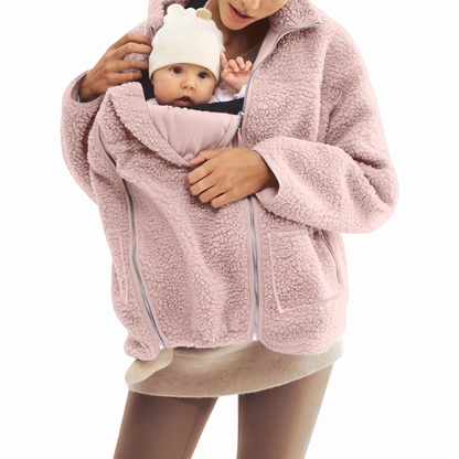 Maternity & Babywearing Teddy Fleece Jacket