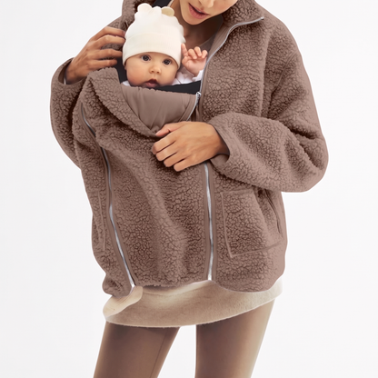 Maternity & Babywearing Teddy Fleece Jacket