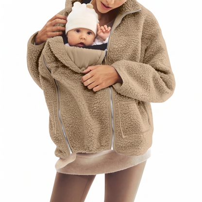 Maternity & Babywearing Teddy Fleece Jacket