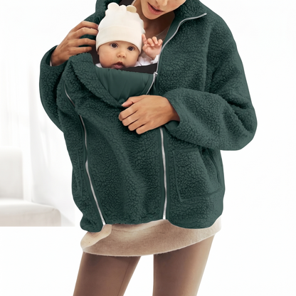 Maternity & Babywearing Teddy Fleece Jacket
