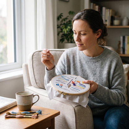 Complete Beginner Embroidery Kit