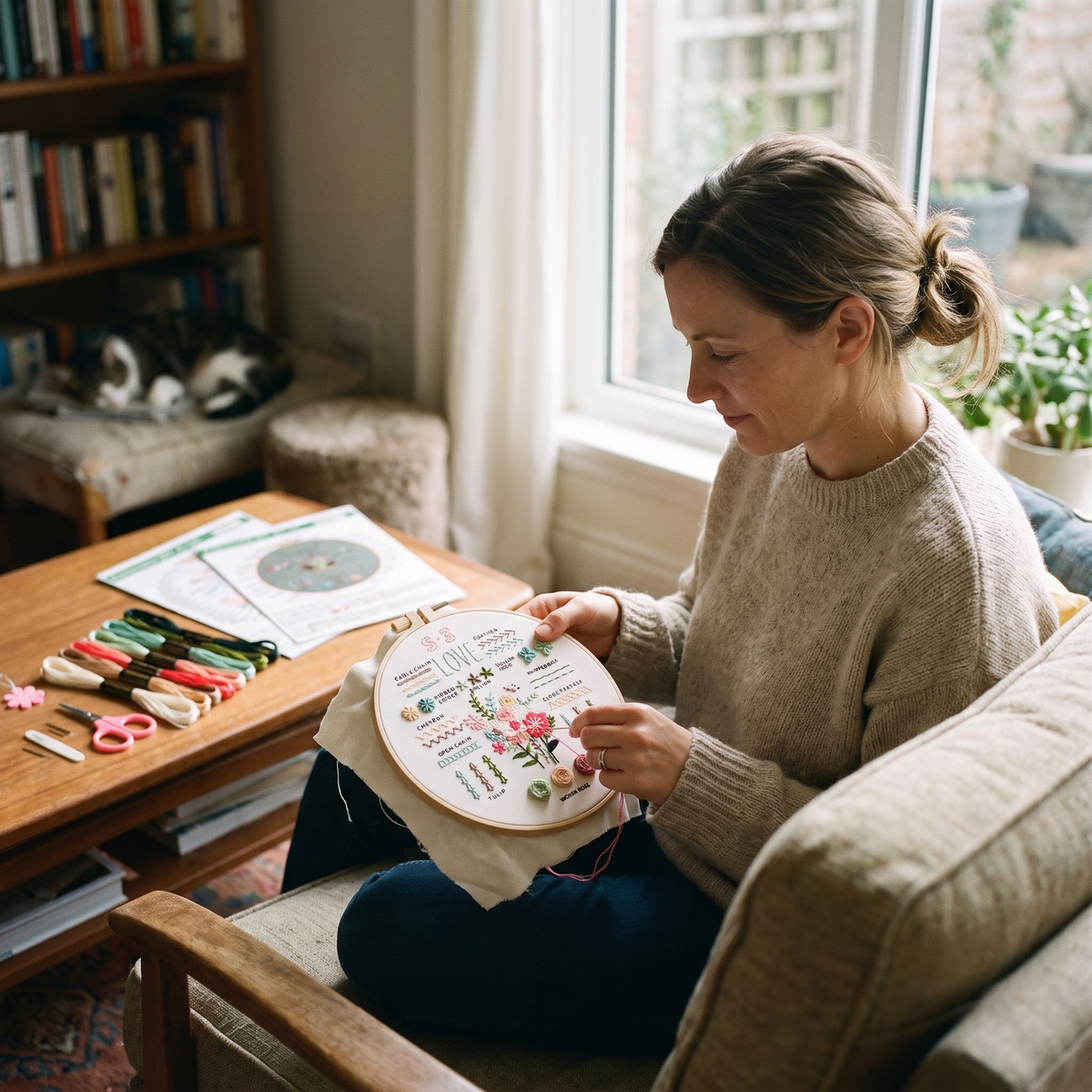 Complete Beginner Embroidery Kit