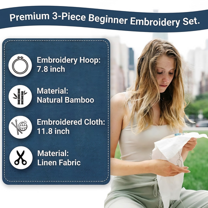 Complete Beginner Embroidery Kit