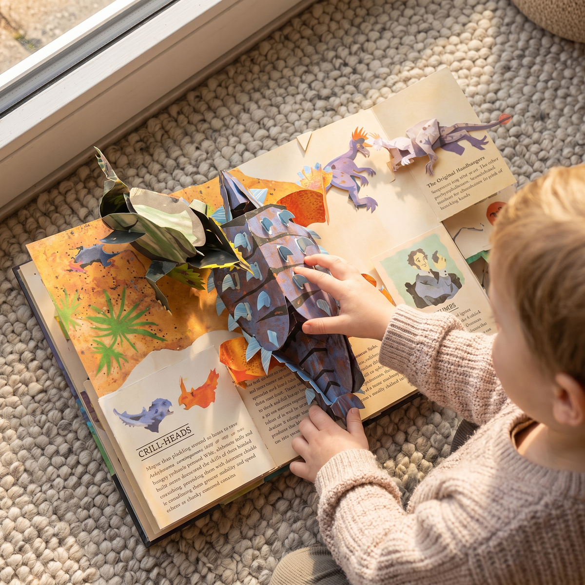 Interactive 3D Dinosaur Adventure Pop Up Book