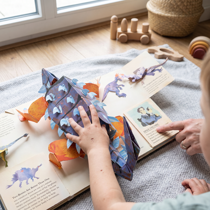 Interactive 3D Dinosaur Adventure Pop Up Book