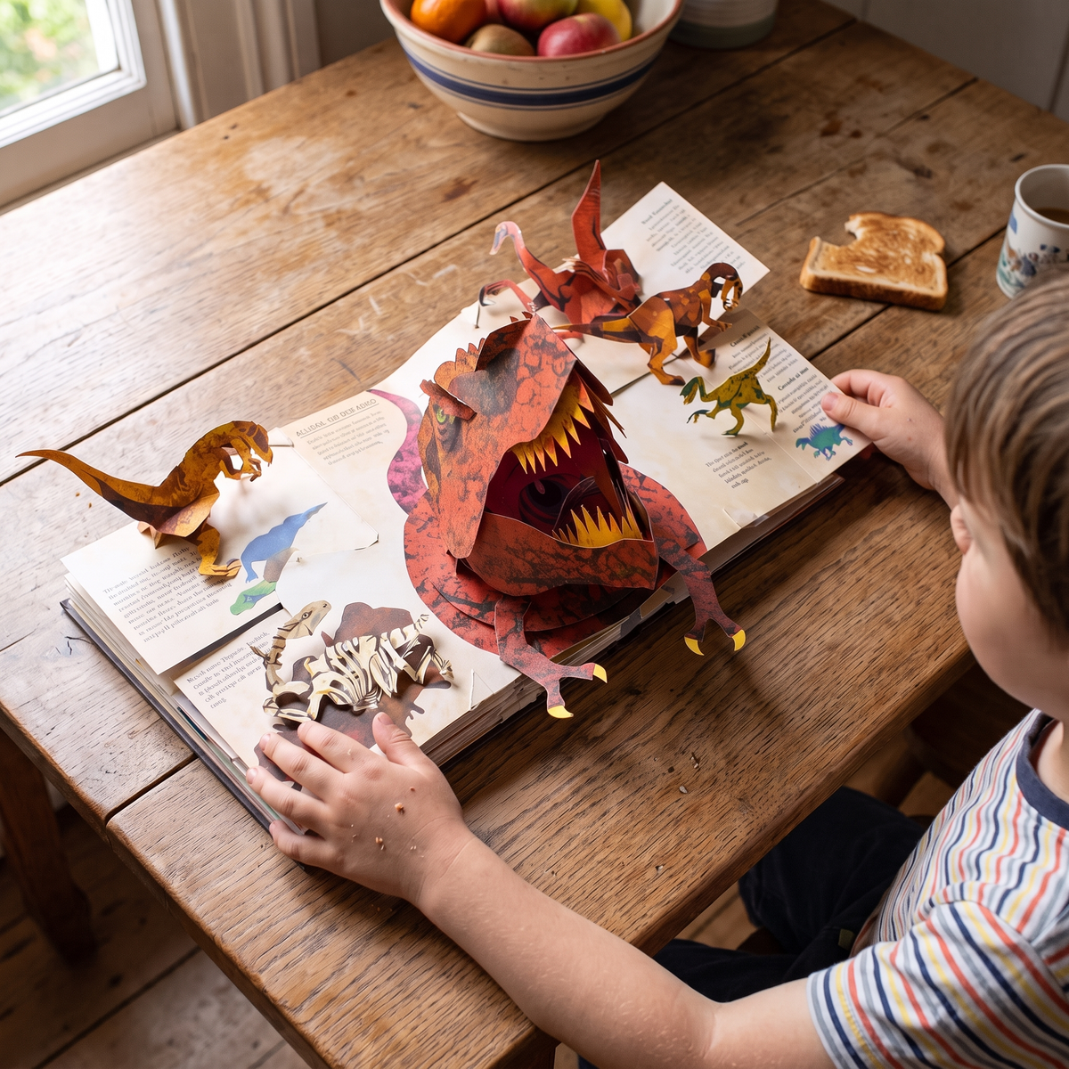 Interactive 3D Dinosaur Adventure Pop Up Book