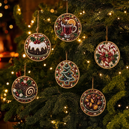 DIY Christmas Diamond Painting Ornament Kit